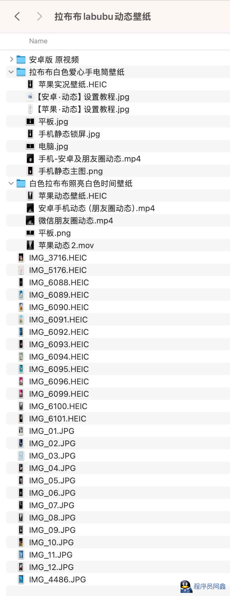 拉布布labubu动态壁纸-程序员阿鑫-带你一起秃头-第2张图片