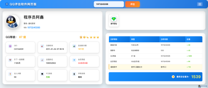 QQ评估软件源码含接口-程序员阿鑫-带你一起秃头-第1张图片