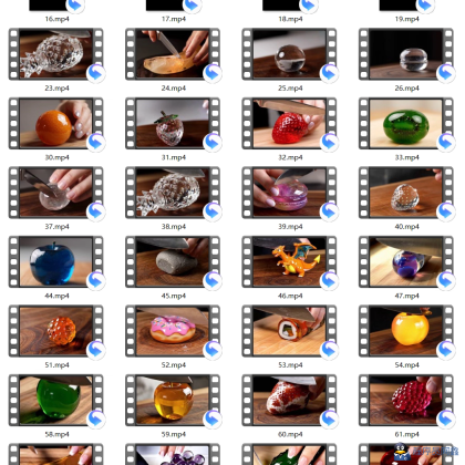 【火爆】AI切玻璃水果视频素材解压治愈短视频助眠制作教程-程序员阿鑫-带你一起秃头-第2张图片