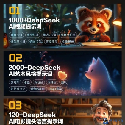 【进阶版】Deepseek+ai短视频制作实战应用课程指南创作赚钱教程-程序员阿鑫-带你一起秃头-第1张图片