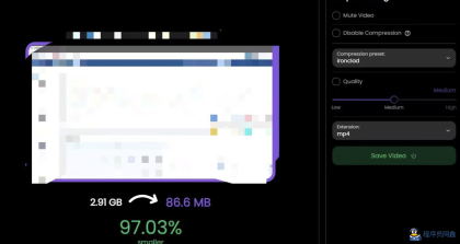 视频压缩软件CompressOV1.3.0-程序员阿鑫-带你一起秃头-第1张图片