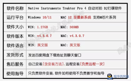 TraktorPro4v4.3.0.7自动对拍DJ打碟软件WIN+MAC混音/搓碟-程序员阿鑫-带你一起秃头-第1张图片